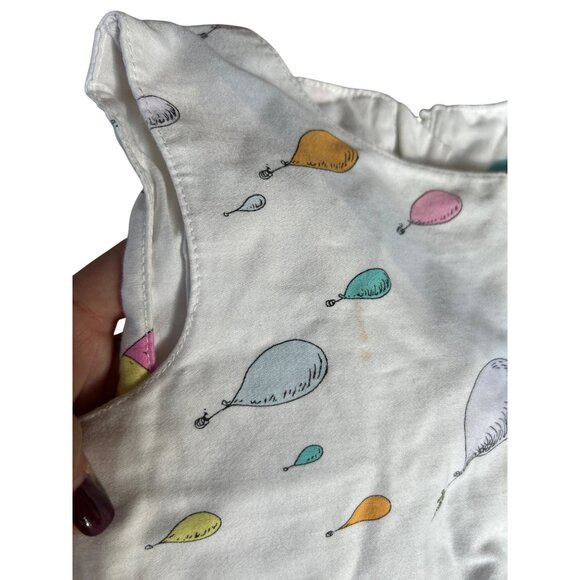 Dr. Seuss Oh The Places You'll Go Dress Girl's 4T Sleeveless Cotton Colorful - Picture 9 of 11